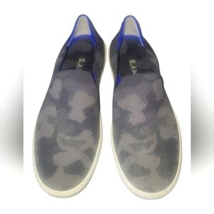Rothy's The Original Slip On Gray Camo Textile Women's W8.5 Sneaker